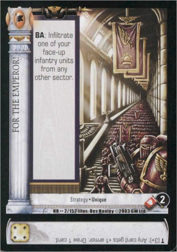 For the Emperor!